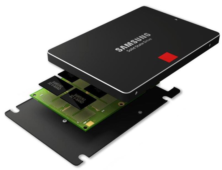Samsungs 850 PRO-Serie: Die auf der 3D Vertical-NAND Flash-Speichertechnologie basierende SSD-Serie umfasst vier Modelle mit Kapazitäten von 128 GB bis 1 TB.