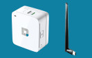 D-Link hat einen portablen Router vorgestellt, der auch als Smartphone-Ladestation und Hotspot genutzt werden kann. Ebenfalls neu im Programm ist ein WLAN-USB-Stick für 23 Euro.