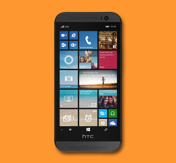 HTC One (M8) for Windows: Das Smartphone soll die gleiche Hardware wie die Android-Version enthalten.