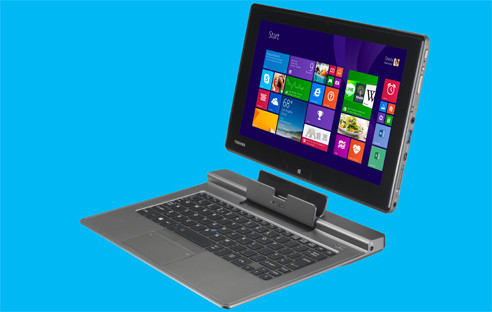 Mit dem neuen Detachable Portégé will Toshiba gezielt Business-Kunden ansprechen. Das Gerät will durch seinen Notebook- und Tablet-Charakter dem Liebling Macbook Konkurrenz machen.