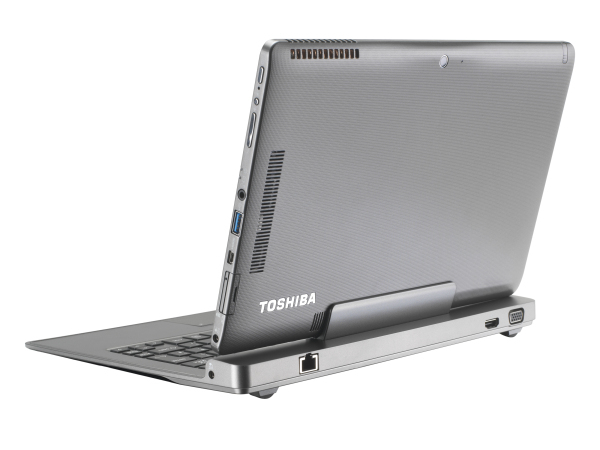 Leistungsstark: Um sich vor der oberen Ultrabook-Konkurrenz nicht zu blamieren, setzt Toshiba beim Portégé Z10t-A-13M auf einen Intel-i7-Prozessor, der dank Turbo-Funktion auf bis zu 2.9 GHz taktet. Ihm stehen 8 GByte Arbeitsspeicher zur Seite.