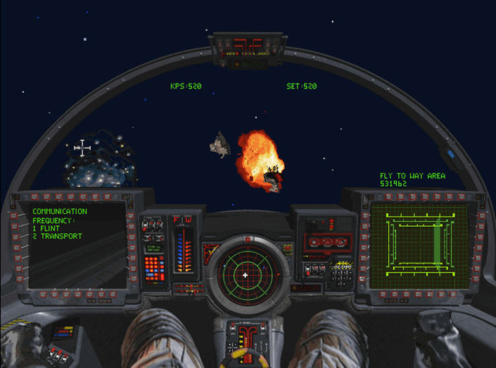Grafik-Kracher: Anno 1994 kam grafisch nichts an die Weltraum-Simulation Wing Commander 3 heran.