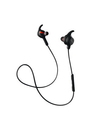 Sound-Gadget und Accessoire: Eine clevere Lösung hat sich Jabra beim Rox Wireless (130 Euro) einfallen lassen: Die Ohrhörer lassen sich mittels Magneten verbinden, so dass man das Sport-Headset um den Hals tragen kann.