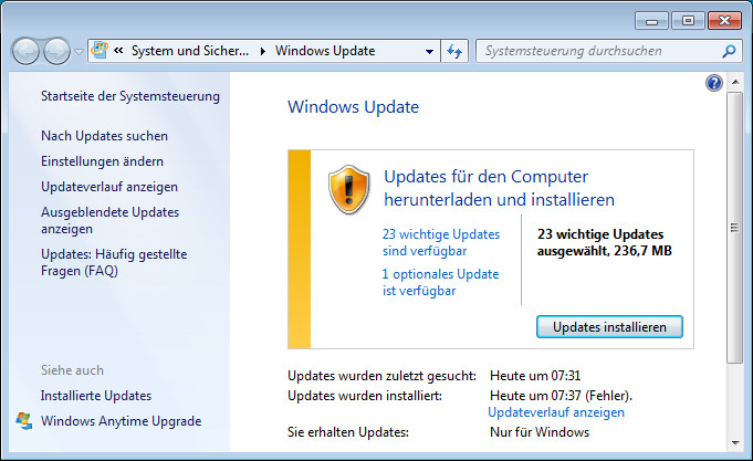 Fehlerhaftes Update: Das Update KB2982791 richtet mehr Schaden an als es Nutzen stiftet. Windows rät, es wieder zu deinstallieren.
