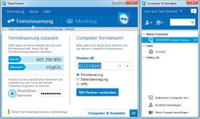 Teamviewer: Der Testsieger vereint die Fernsteuerung von PCs und ein Meeting-Tool samt Video und Voice over IP.
