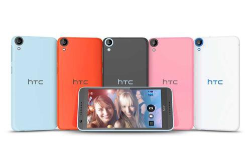 HTC Desire 820: Das Mittelklasse-Smartphone kommt in neun Farbkombinationen.