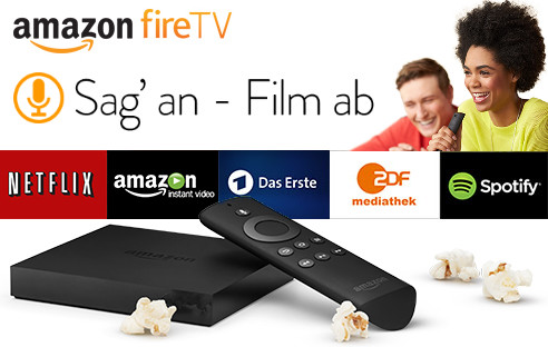 Seit April gibt es sie in den USA, jetzt bringt Amazon seine Streaming-Box "Fire TV" auch nach Deutschland. Filme, Serien und Spiele aus dem Web lassen sich damit auf dem Fernseher ansehen. 