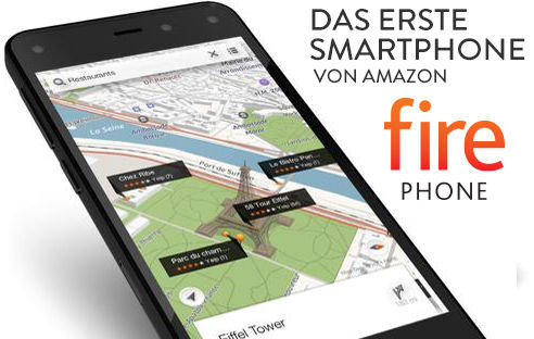 Der Online-Händler Amazon bringt sein erstes Smartphone, das Fire Phone, Ende September auf den deutschen Markt. Es wird nur mit Vertrag über die Kanäle der Telekom vertrieben.