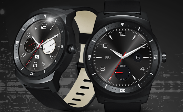 LG G Watch R - Auf der IFA präsentierte LG seine zweite Smartwatch mit Android Wear. Die G Watch R kommt mit einem runden 1.3-Zoll-Display und einem starken Snapdragon 400 Prozessor mit 1.2 GHz, dessen Stromversorgung ein Akku mit 410 mAh gewährleistet.