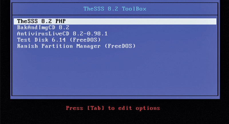 TheSSS: Die Toolbox Edition bringt neben dem Server auch Live-CDs für Backup und Virenschutz mit.