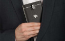 Das neue Oberklasse-Smartphone Blackberry Passport hat ein ungewöhnliches Design mit einem quadratischen Display und einer Touchpad-ähnlichen kapazitiven Tastatur.