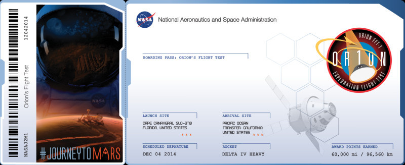 Ihr Boarding-Pass: Bis zum 31. Oktober erhalten Sie kostenlos einen digitalen Boarding-Pass für die Weltraum-Mission.