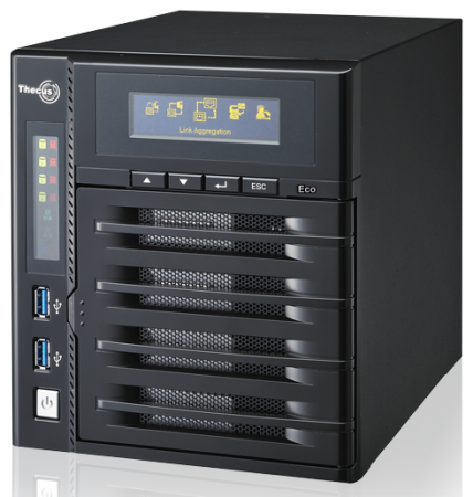 Das Thecus N4800 Eco Business-NAS überzeugt durch seine kompromisslos hohe Performance. Beim Kopieren von Ordnern und Dateien erreichte das Gerät ein Leistung von 103,1 MByte/s.