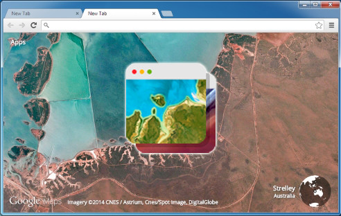 Schöner Surfen: Die kostenlose Browser-Erweiterung Earth View schmückt neue Browser-Tabs mit beeindruckenden Satelliten-Aufnahmen aus Google Earth.