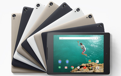 Google präsentiert mit dem Nexus 9 sein neues Android-Tablet mit schnellem Tegra K1 64 Bit-Prozessor, hochauflösendem QXGA-Display mit 2048 x 1536 Pixel und dem brandneuen Android 5.0 Lollipop. 