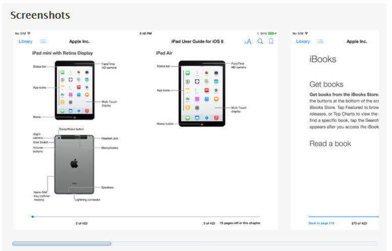 Webseite korrigiert: Inzwischen zeigt Apple auf der Seite für iOS 8.1 wieder die derzeit verkäuflichen Modelle.