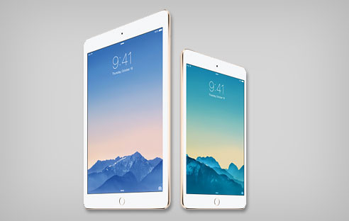 Wie erwartet hat Apple überarbeitete Versionen seiner Tablet-Modelle iPad Air und iPad mini vorgestellt. Dünner und leistungsstärker lautet die Devise.