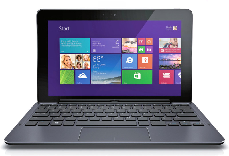 Dell Venue 11 Pro: Mit angedockter Tastatur sieht das Tablet einem Ultrabook zum Verwechseln ähnlich.