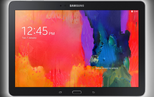 Längste Akkulaufzeit und geringstes Gewicht: Das Samsung Galaxy Tab Pro 10.1 SM-T525 ist das mobilste Gerät in unserem Vergleichstest von Business-Tablets.