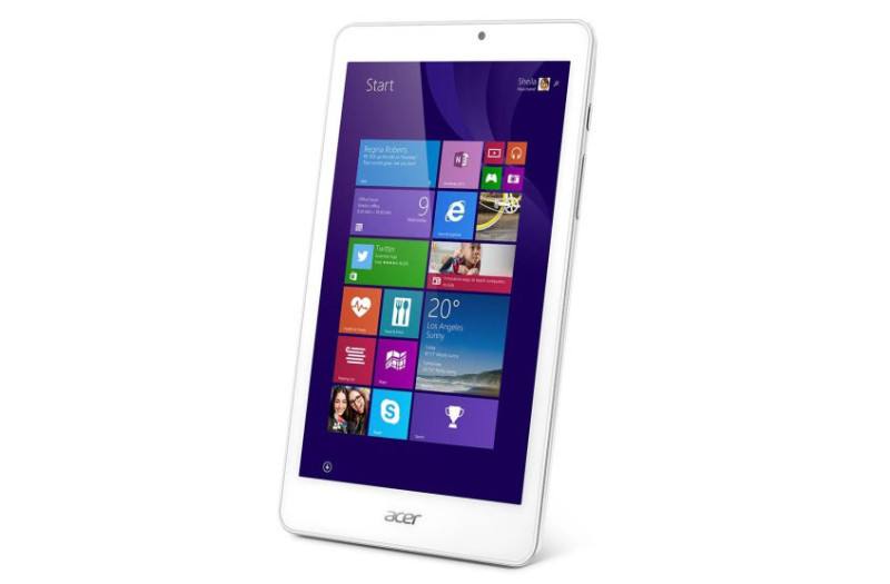 Acer zeigt Iconia Tab 8W: Das Tablet nutzt Windows 8.1, hat 32 GByte Datenspeicher und ist Ende November für rund 150 Euro zu kaufen.