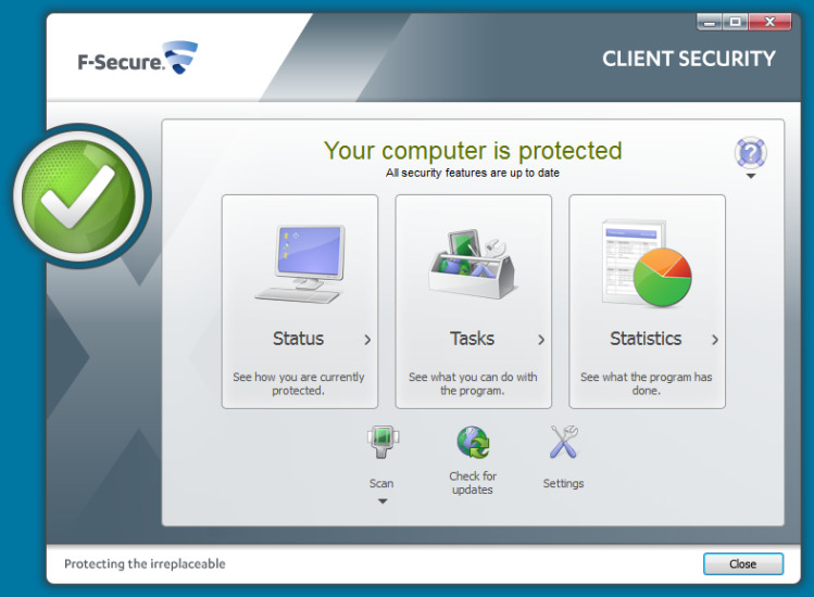 F-Secure Client: Die Client-Software ist voll geöffnet fast so umfangreich wie die Internet-Security-Suite.