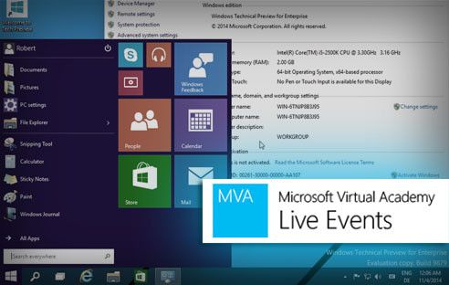 Microsoft plant am 20. November eine Live-Schulung zum Thema Windows 10 für IT-Professionals. Themen sind unter anderem Sicherheit, Management und Deployment des Betriebssystems.
