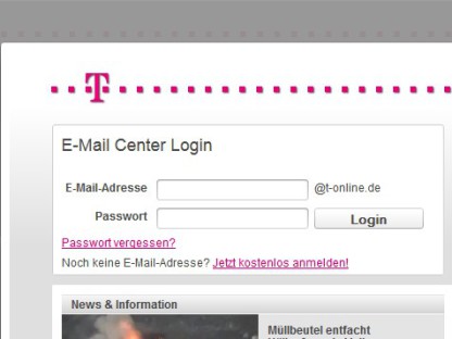 Sicherheitsmängel im E-Mail Center der Telekom