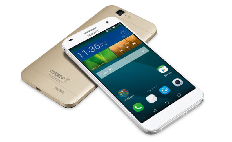 Huawei Ascend G7: Das Smartphone hat ein üppiges 5,5-Zoll-Display in HD-Auflösung, ein Quadcore-Prozessor und 2 GByte Arbeittspeicher. Preis: Rund 300 Euro.