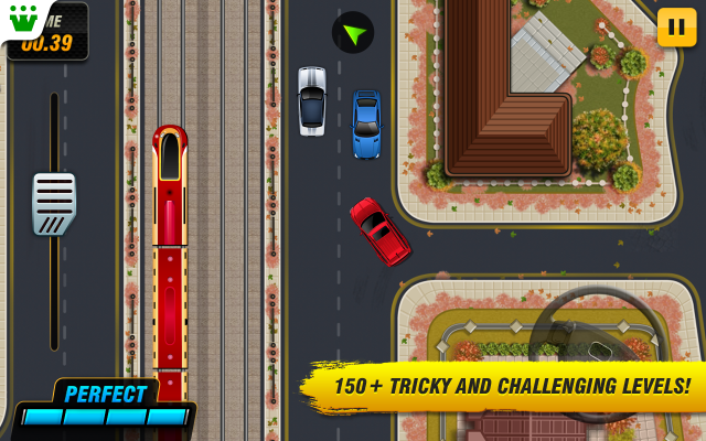 Parking Frenzy 2.0 - Im GTA-2-Stil testet der Spieler seine Navigation, Reflexe und Park-Skills. Spieler erwarten mehr als 150 Level, 11 Autos und alle vier Jahreszeiten, unter anderem mit Nebel und Sturm. Erforderliche Android-Version: 2.3 oder höher.