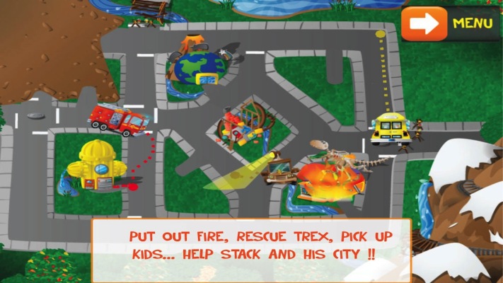 Stack 'N Puzzles - In diesem Puzzle-Spiel lernen Kinder die Stadt des Biebers Stack aufzubauen und unter anderem was alles in ein Museum, Feuerwehrauto, Bus und eine Schule gehört. Erforderliche Android-Version: 2.2 oder höher.