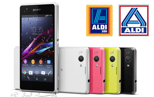 Ab Donnerstag ist das Android-Smartphone Sony Xperia Z1 Compact beim Discounter Aldi für 280 Euro zu haben. Das Angebot gilt sowohl für Aldi Süd als auch für Aldi Nord.