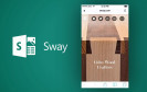 Microsofts neues Office-Produkt namens Sway ist jetzt als Preview frei zugänglich. Mit Sway erstellen Nutzer Präsentationen mit Videos, Bildern, und Links von Youtube, Twitter und Facebook.