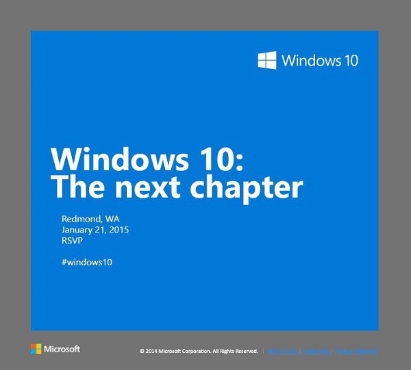 Windows 10 Vortrag: Am 21. Januar gibt Microsoft ein Live-Event zu Windows 10. Auch der Microsoft-CEO Satya Nadella wird sprechen.