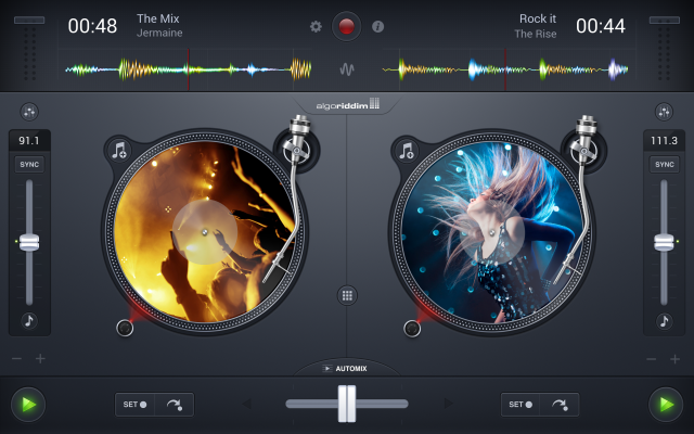 Djay 2 - Für die Silvester-Party sind Sie mit Djay 2 bestens gerüstet. Die DJ App macht aus Ihrem Android-Gerät ein ausgereiftes DJ-System mit allen üblichen Funktionen.