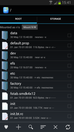 Root Explorer - Dieser Dateimanager bietet dem Benutzer Zugriff auf das gesamte Android-Dateisystem einschließlich der schwer zugänglichen Datenordnern. Voraussetzung dafür ist ein gerootetes Smartphone oder Tablet.