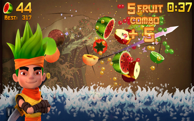 Fruit Ninja - Android-Spiel.