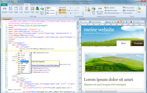 HTML-Editor: Web Architect geht in Runde 10