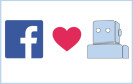 Facebook Herz Roboter