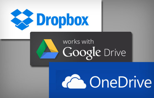 Dropbox Google Drive Microsoft OneDrive