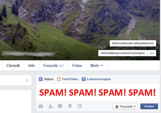 Facebook Post Spam
