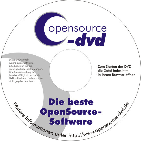 Open-Source-DVD: Die Sammlung kostenloser Windows-Programme enthält inzwischen 560 Anwendungen.
