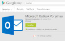 Android-App Outlook im Google Play Store