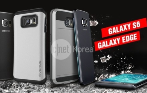 Echt oder Fake? Geleakte Bilder des Galaxy S6 (li.) und des Galaxy S6 Edge