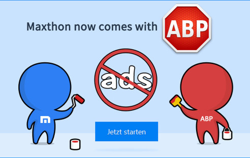 Adblock Plus und Maxthon