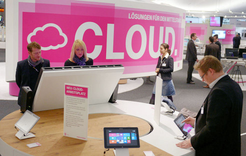 Auch in diesem Jahr wird die Telekom wieder das Thema Cloud in den Mittelpunkt ihres Messeauftritts stellen. Geplant sind neue Lösungen, auch und vor allem für den Mittelstand.