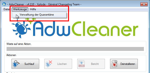 Adw Cleaner Quarantäne