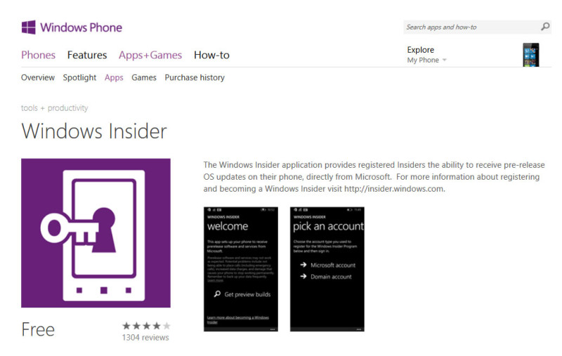 Windows Insider App