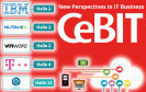 CeBIT Logo mit Austellerliste und Lageplan