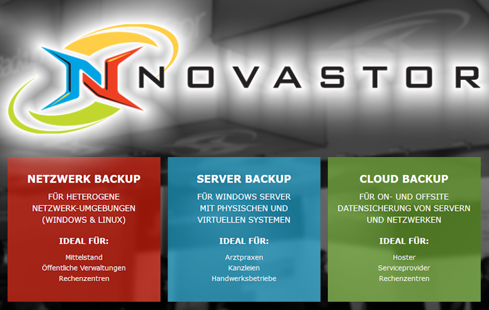Novastore hat sich auf das Thema Backup spezialisiert.