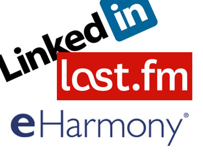Passwort-Klau bei LinkedIn, eHarmony und Last.fm